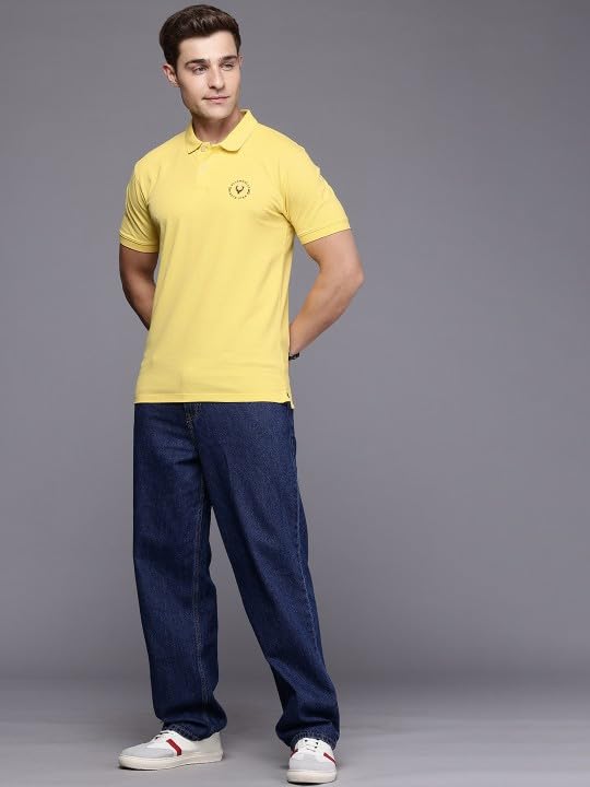 Image of Men's Cotton Regular Fit Polo T-Shirt