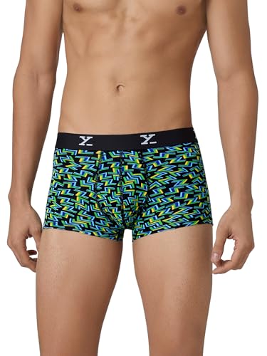 Image of XYXX Men's CloudSoft Modal Printed Trunks| Snug Fit, 4-Way Stretch & No-Marks Waistband Underwear for Man