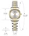 Imagen de CIVO Relojes Mujer Acero Inoxidable: Analógico Plata con Diamantes