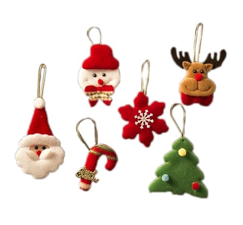 18点セット クリスマスツリー オーナメント フェルト