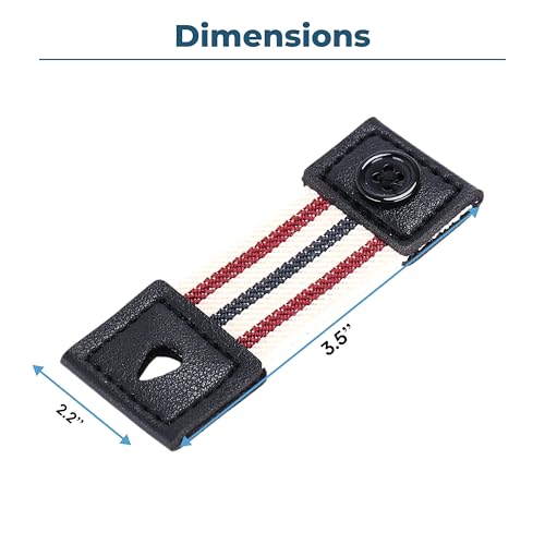 Net Focus Shirt Cuff Holder for Men & Women - Black Textile Button Closure Elastic Sleeves Keeper - Quick & Easy Fixing Anti-Slip Pull-Up Shirt Stays3