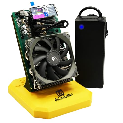 Bitcoins Miner NerdQaxe++ 4.8TH/s ASIC Miner & Crypto Miner - Solo Miner for BTC, 2.4Gwifi Open-Source,SHA-256, Low Power 98W, Silent Home Mining with Bitaxes Miner Technology (Yellow) by Generic - Image 6