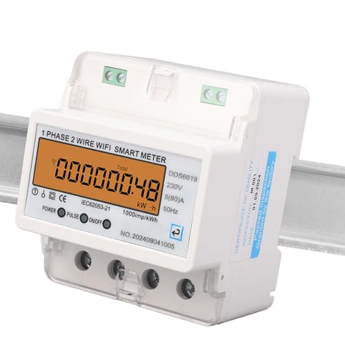 Compteur de puissance intelligent WiFi télécommandé via Smartlife LCD