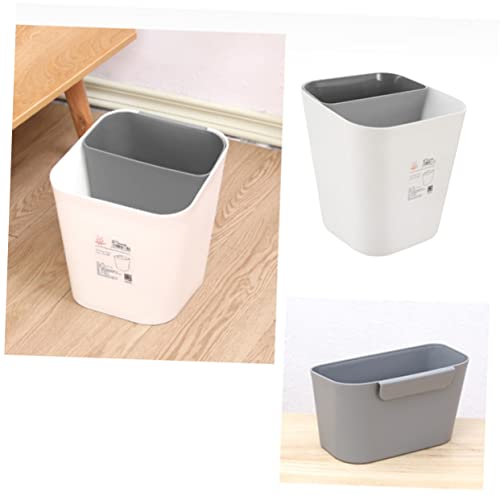 Panier en plastique double Cabilock gris pour tri des déchets - 3