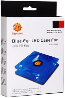 Thermaltake Blue-Eye Silent Smart 120mm Blue Led Case Fan with Adjustable Fan Speed