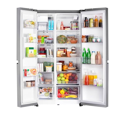LG LRSWS2806S 27.6 Cu. Ft. Stainless Steel Side-by-Side Smart Refrigerator on Fridge.com
