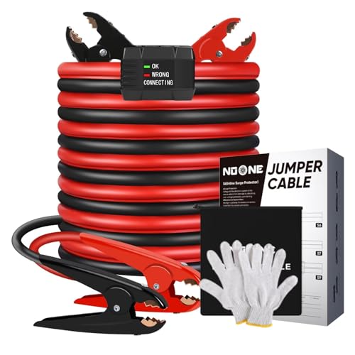 NOONE Heavy Duty Jumper Cables with Smart-6 Protector