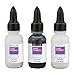 Polyform Liquid Sculpey Liquid Polymer Oven-Bake Clay, Classic Sampler Pack, Three 1 oz. bottles included, White, Black and Clear colors, Great for jewelry, holiday, DIY