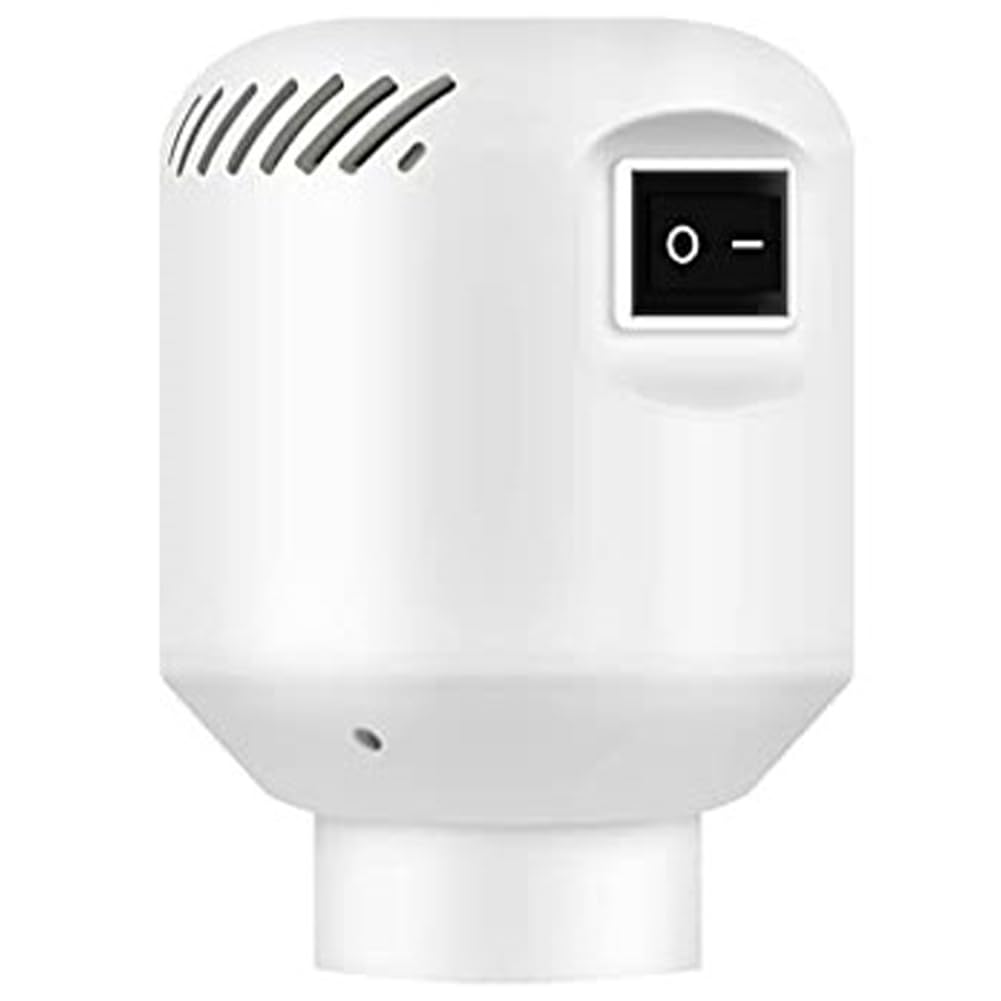 Sknrlko Household Electric Air Pump White Electric Air Pump Plastic Electric Air Pump Compression Bag Automatic Air Pumping Vacuum Pump Small Vacuum Pump(UK Plug)