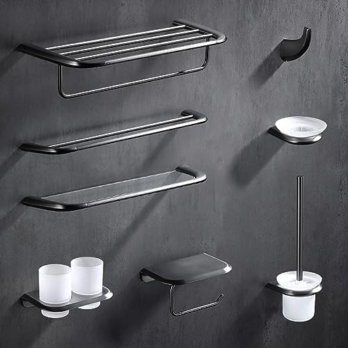 Juego de baño de lujo en acero inoxidable gris pistola para proyectos de diseño contemporáneo 3