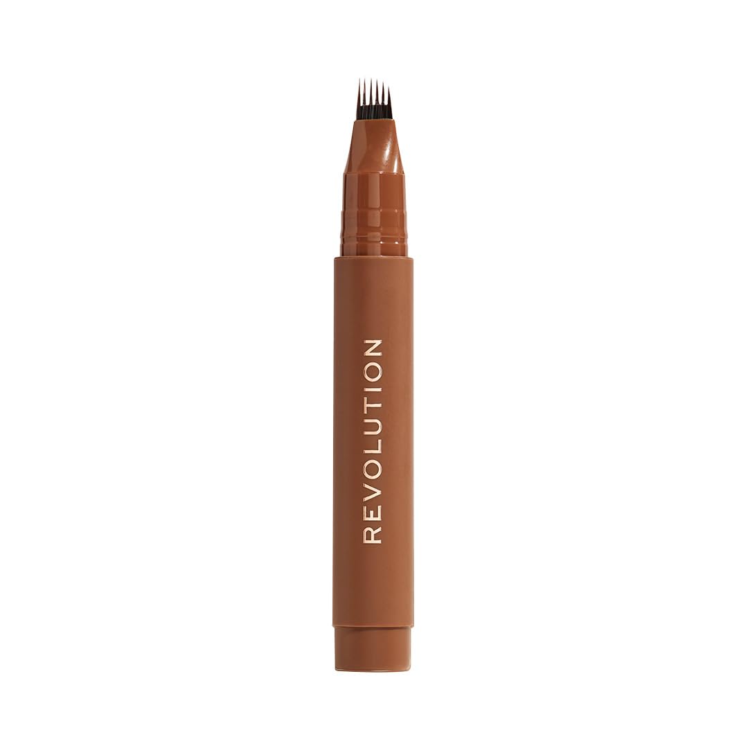 Makeup Revolution Instant Brow Hair Pen – Warm Brown | 6-Prong Eyebrow Pen for Hair-Like Strokes, Natural Fuller Brows, Long-Lasting & Smudge Proof-picture-43