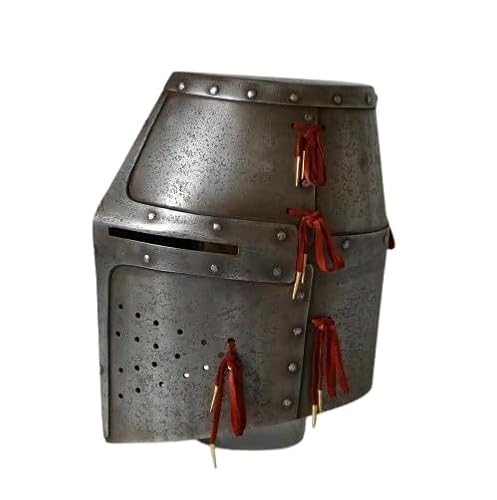 Medieval Dargen Great Combat Helmet Replica – Museum Quality Knight Helmet Ideal for Historical Costumes and Collectors