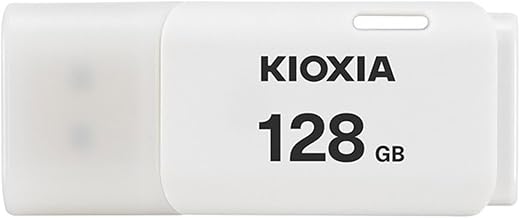 KIOXIA TransMemory U202 128GB USB Memory USB Flash Drive LU202W128GG4 Cap Type White International Retail