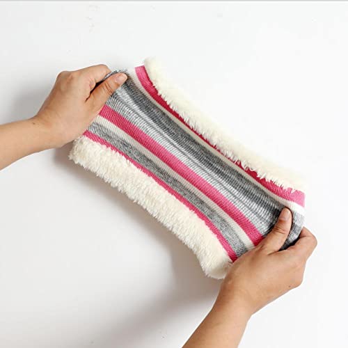 Gorro y bufanda de tejer espeso con guantes suaves para niños 5