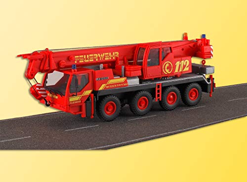 Kit Camion pompier Liebherr LTM 1054/4 Kibri : créez un diorama de secours au 1/87 ho