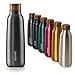 Blumtal Botella Agua Acero Inoxidable - Botella Témica 500ml sin BPA, Termo con Doble Aislamiento para 8 Horas de Bebidas Calientes y 24 Horas de Bebidas Frías, Botella Reutilizable, Antracita