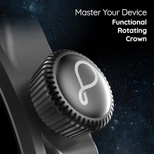 Image of Pebble Cosmos Luxe 3 | 1.43 inch Amoled Display | BT Calling Smart Watch for Men | Health Suite | Multiple Watch Faces