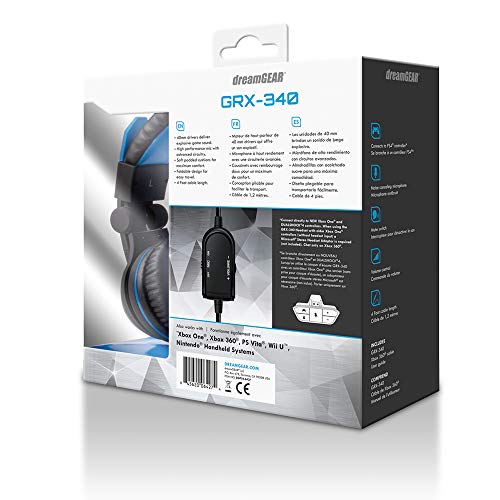 Dreamgear DGPS4-6427 Grx-340 High Performance, Wired Stereo Gaming Headset For Ps5/Ps4: 40Mm Drivers, Compatible With Xbox One/Series X And S/Switch thumb #6