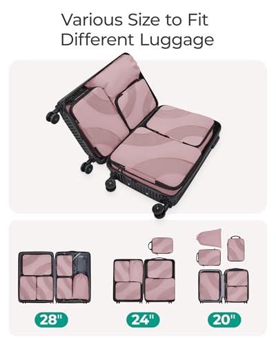 Image of BAGSMART Compression Packing Cubes for Travel