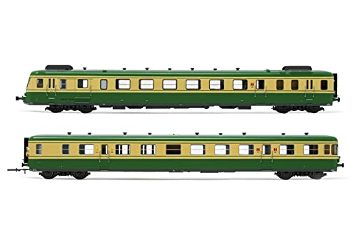 Jouef RGP2 train miniature DCC Sonore Vert Jaune échelle HO modifié