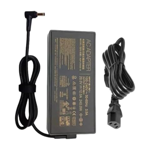 240W ADP-240EB B AC Charger for Asus Zephyrus S G14 G15 G16 S15 S17 M16 Zephyrus Duo 15 16 GX550 GX650RM ROG Strix G15 G16 G17 Scar 15 17 TUF Gaming F15 A15 F17 A17 ProArt Studiobook Pro Laptop Cover
