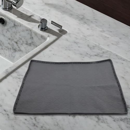 Forro de silicona para baño y lavandería, protector impermeable antideslizante de 71x56 cm 5