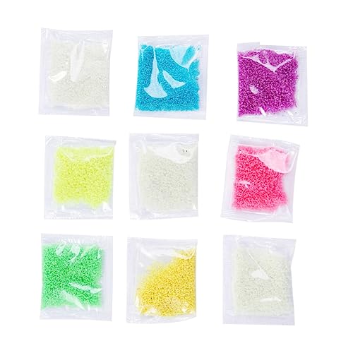 BESTonZON Accessories Luminous Powder Sand Decorations Luminous Gravel for Fish Colors Glow Dark