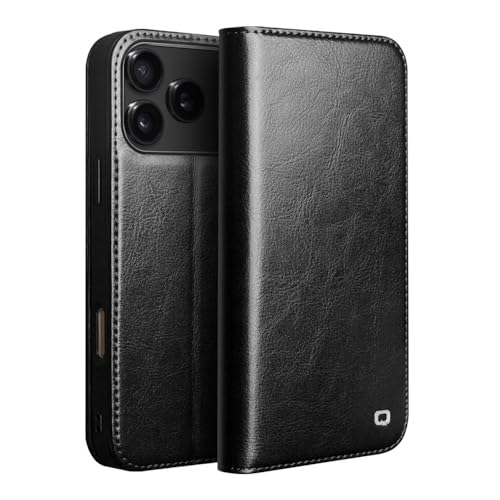 Image of Havilah for iPhone 17 Pro Max Case - Classic Genuine Leather Protective Phone Case (Black)