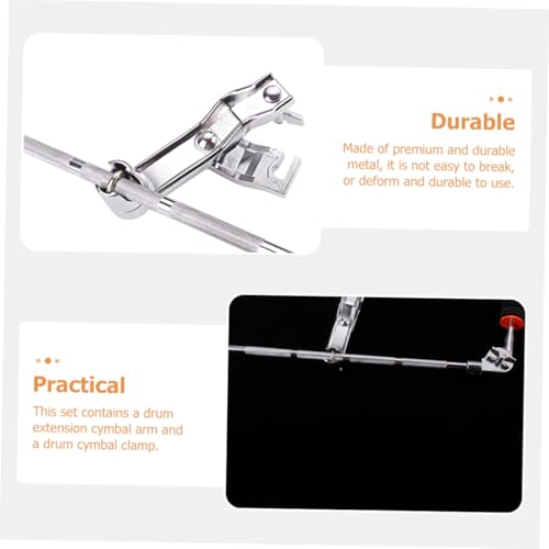 Brazo extensible ajustable para platillos de batería miniatura 4