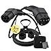 Produktbild dé Typ 2 Ladekabel 3.6kW, Ladekabel Elektroauto Typ2 auf Typ 2[3.6kW,1-Phase, 16A] 7m mit Tragetasche, Kompatibel mit Model 3, e-UP, ID.3, Zoe, forTwo, Kona, e-Tron und andere EV/PHEV