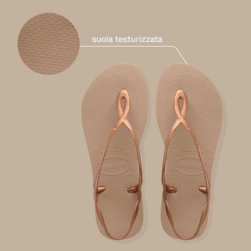 Havaianas - Luna, Sandali Da Donna Comodi, Eleganti E Funzionali, Con Chiusura Alla Caviglia, Cinturini Intrecciati E Suola Antiscivolo - 6