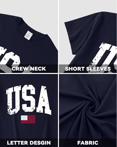 25% Off KUYIGO Men's Patriotic USA Flag T-Shirt - Image 8