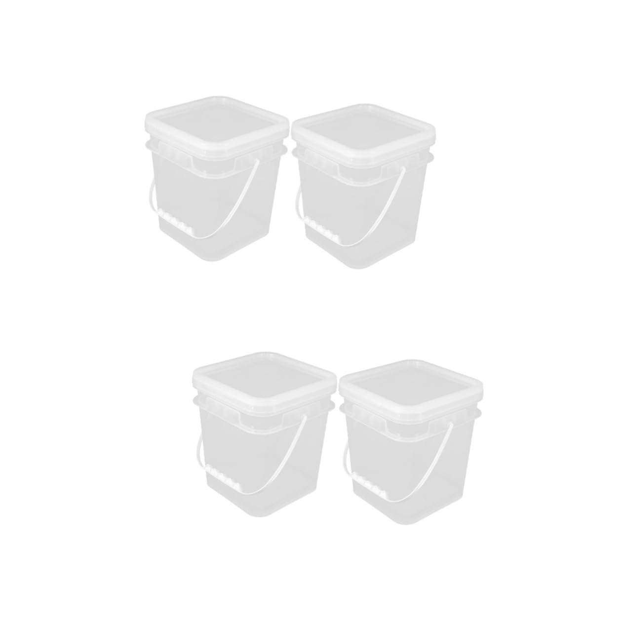 Cabilock 2 Juegos Bote De Pintura Balde De Plástico para Pintar. Barril De Plástico para Pintar. Cubo Científico Cubo De Pintura Cubo De Pintura Aire Abs 2 Piezas * 2