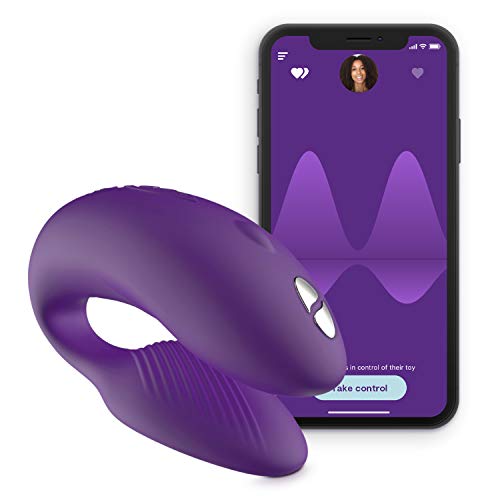 We-Vibe Chorus Couples Vibrator Remote & App Controlled Wearable Vibrating Smart Sex Toy for Him & Her, Purple