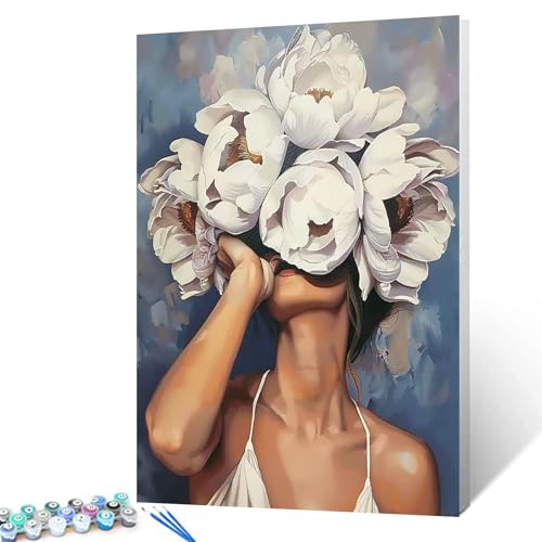 Pintura por números moderna para decorar el salón manualidad de óleo acrílico sobre lienzo