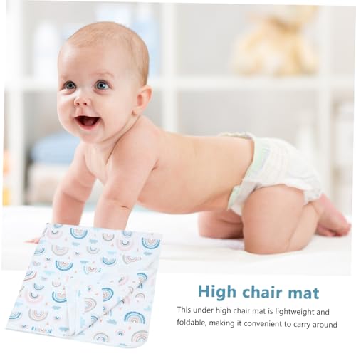 Tapis anti-éclaboussures repas bébé pour protéger les sols des taches - 3
