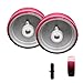 6? x 2? Replacement Wheels Only for Cheney Vertical Platform Lift - Polyurethane Tread on Aluminum Core Wheels with 3/4? Delrin Bearings ? 1,200 lbs. Capacity per Wheel ? Set of 2-Service Caster Brand