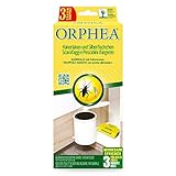 Orphea Silberfische Falle 3 Stück, Kakerlaken Falle, 3 Monate Langzeitwirkung, ohne Insektizide, Silberfische Klebefalle geruchloses Mittel gegen Silberfische