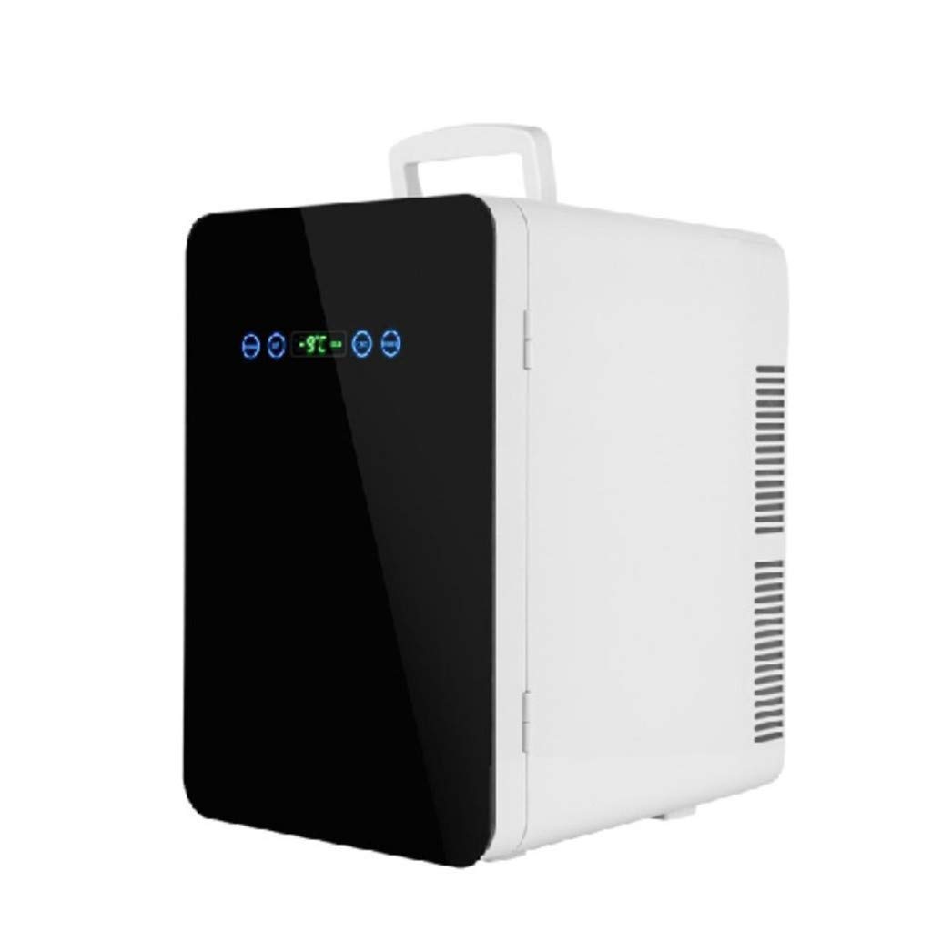 LaLa POP 24L Portable Refrigerator Freezer With Touchscreen Digital Temperature Display Compact Compressor Electric Cooler AC & DC Mini Fridge For Car And Home,Black