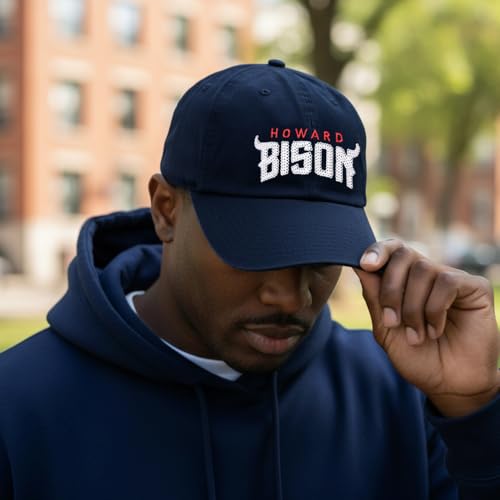 Gorra bordada ajustable azul para adulto miniatura 5
