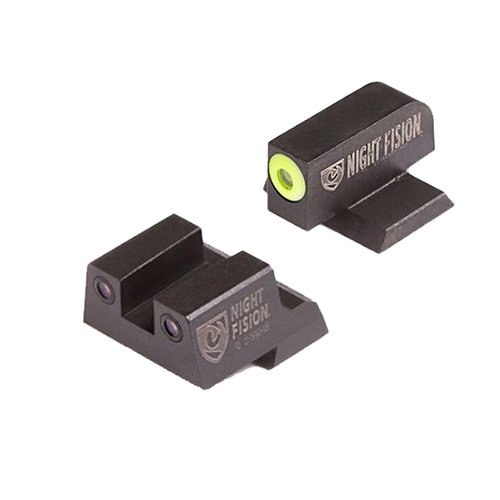 Night Fision Perfect Dot Night Sight Set, Yellow