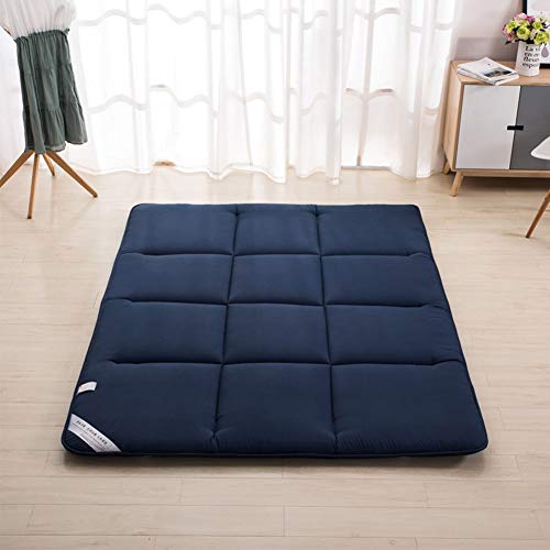 Futon Mattresses Colchón Tatami, Alfombra para Dormir Tatami colchoneta para colchón Alfombra para Piso Plegable Alfombrillas de Cama perezosas para Dormitorio y Oficina,C,90 * 195cm/37 * 77inch