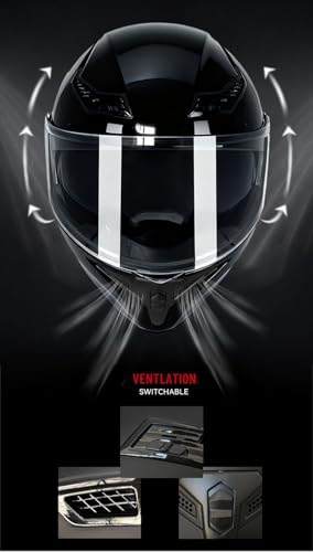 Casco modular con Bluetooth integrado y doble visera solar para moto 6