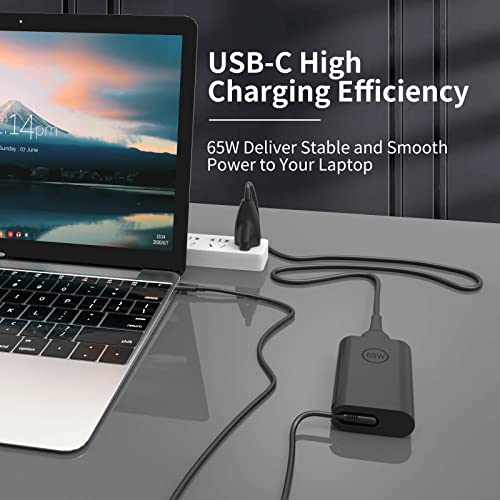 Chargeur Dell portable USB C 65W Latitude 5540 5440 5430 Chromebook - 3