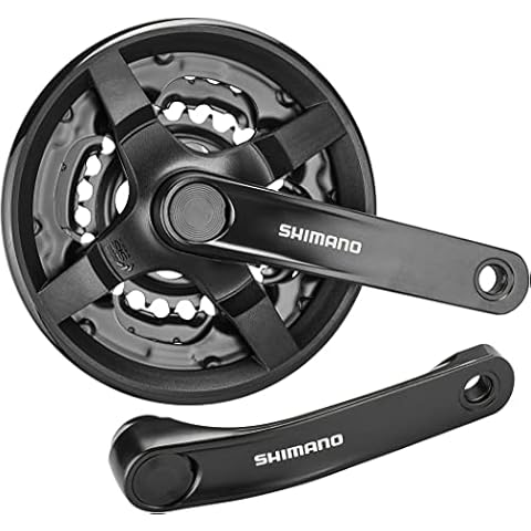 SHIMANO Tourney FC-TY301 Chainset with Chainguard Cover