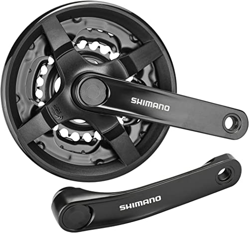 SHIMANO Pédalier VTT FC-TY301 - Carré - 6/7/8 vitesses - 42/34/24 dents - Noir - 2021