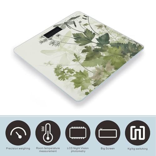 Báscula digital de baño con vidrio templado 400 lb miniatura 3