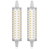 KINDEEP R7S LED Bulb 118mm, 75W-100W Equivalent, AC120V, 4.65 Inches Double Ended R7S J118, Warm White 3000K, 2-Pack