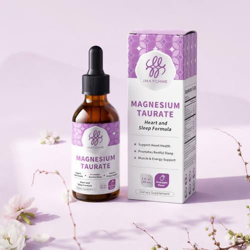 2 Pack Magnesium Taurate Liquid Drops Supports Health Muscle and Sleep - image 7