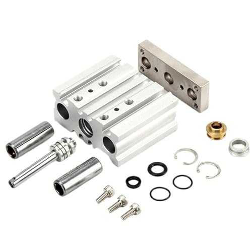 Cylindre de guidage compact sans déviation de trajectoire, course unique 30mm - 5